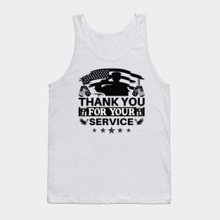 Thank You For Your Service T-Shirt Tank Top